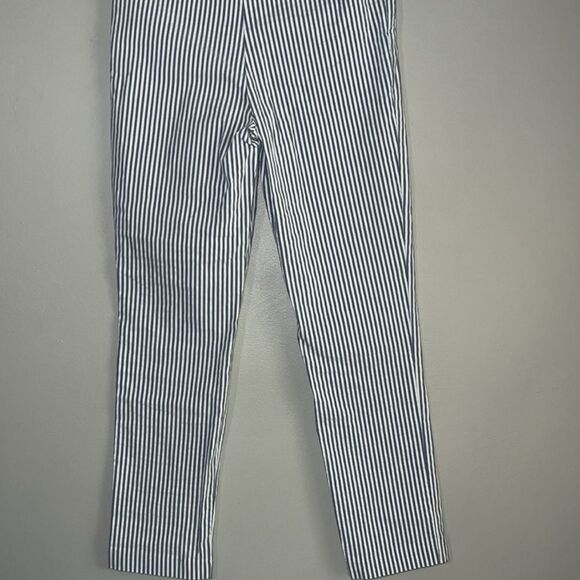 Jones New York blue and white striped pull on style pants - Picture 6 of 8